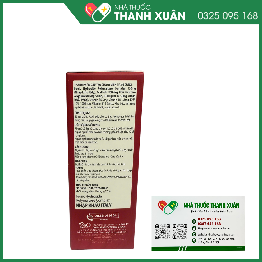 Organic Iron viên bổ máu